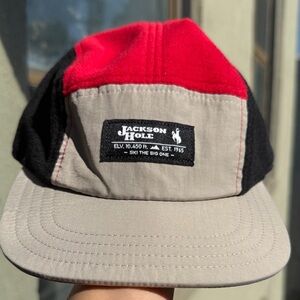 Jackson Hole Red and Black Interior Panel Cap